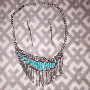 Necklace earring set